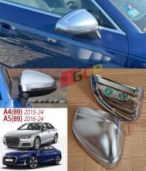 AUDI A4 B9 MAT GRİ SLINE AYNA KAPAĞI - A5 B9 SLINE AYNA KAPAĞI