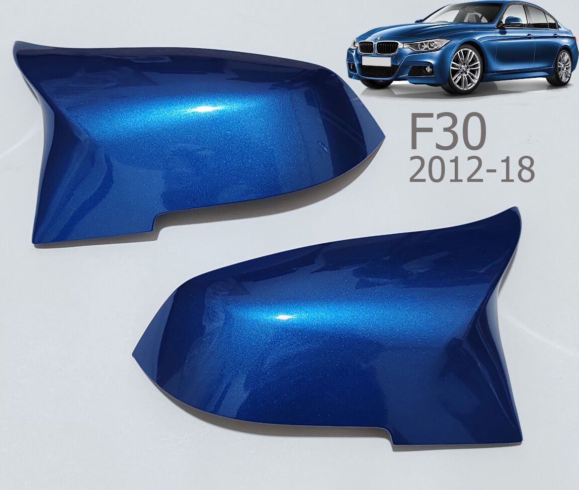 F30 Estoril Mavi Ayna Kapağı - F30 Mavi Ayna Kapağı Yarasa