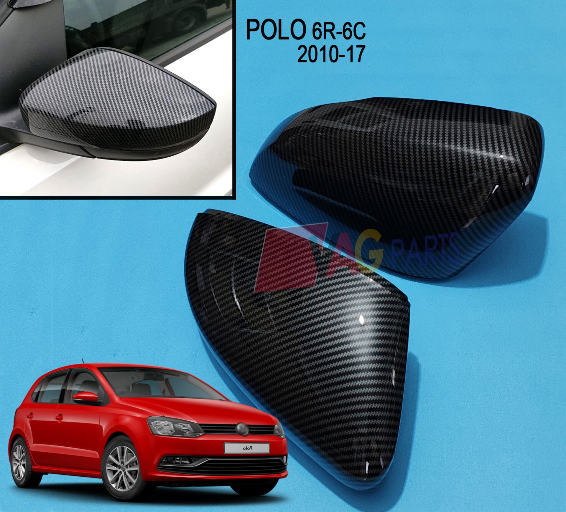 POLO 6R 6C KARBON AYNA KAPAĞI - POLO CARBON MIRROR