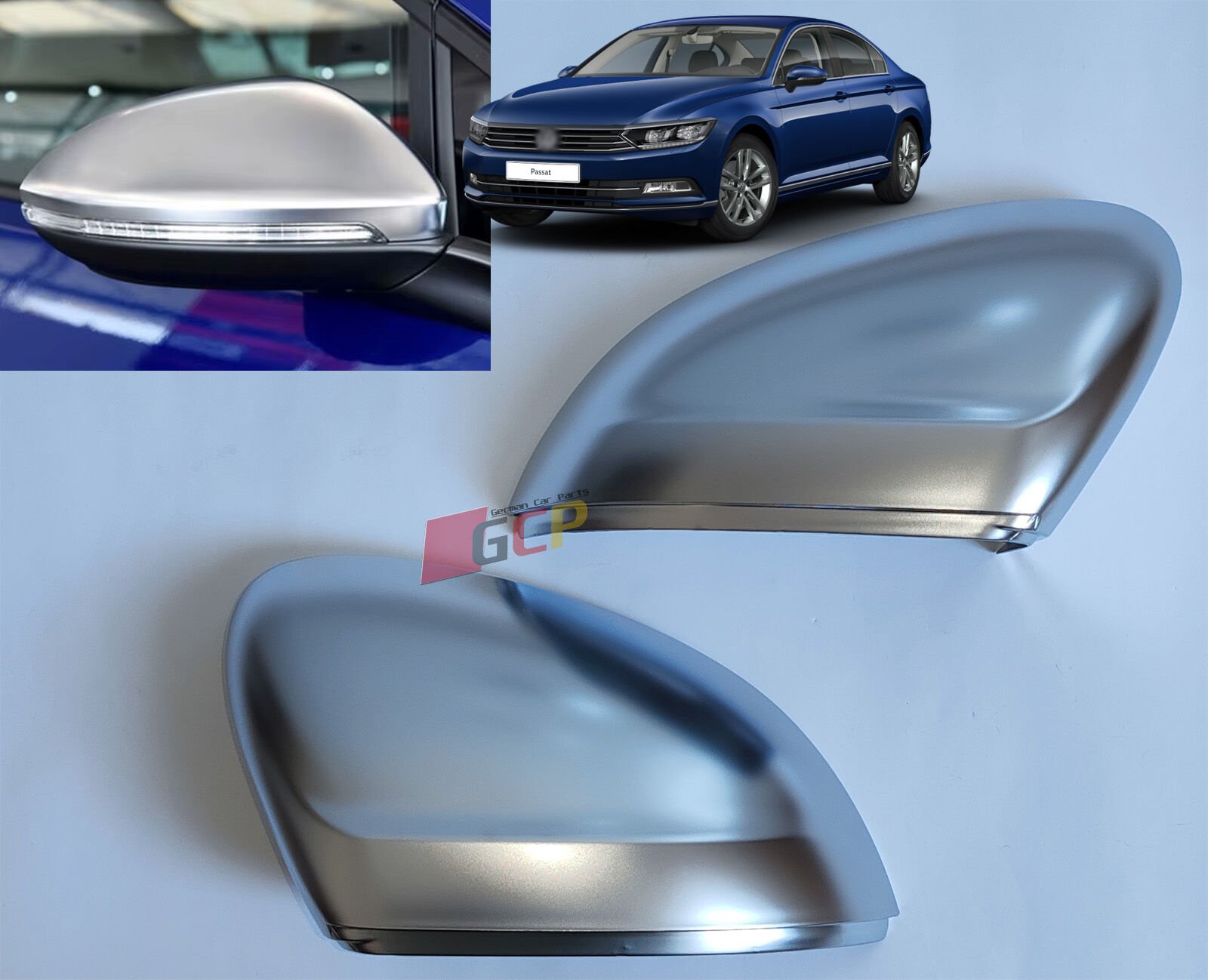 PASSAT B8 RLOINE AYNA KAPAKLARI - PASSAT B8 MAT GRİ AYNA