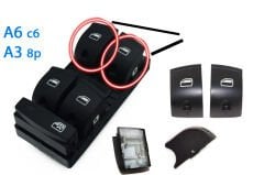 A3 A6 CAM KONTROL TUŞ BAŞLIKLARI