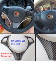 BMW E90 DİREKSİYON KARBON TRİM KAPLAMA