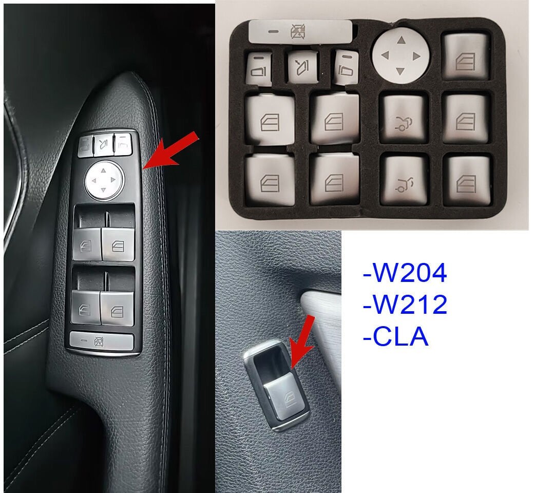 W204 TUŞ KAPLAMA SETİ - W212 TUŞ KAPLAMA SETİ