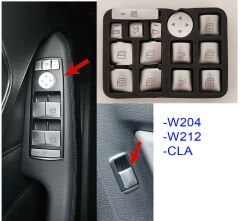 W204 TUŞ KAPLAMA SETİ - W212 TUŞ KAPLAMA SETİ