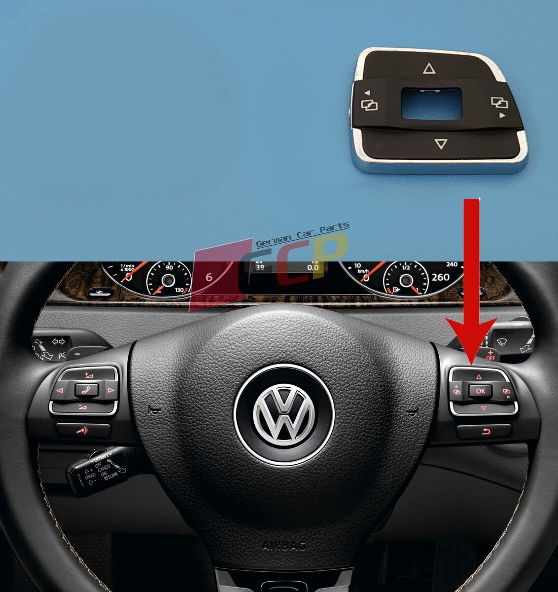 PASSAT B7 DİREKSİYON SAĞ KARE TUŞ NEXT TUŞ