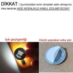 BMW START BUTON YAPIŞTIRMA KAPAK E60 E90 E92 E87