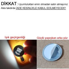 BMW START BUTON YAPIŞTIRMA KAPAK E60 E90 E92 E87