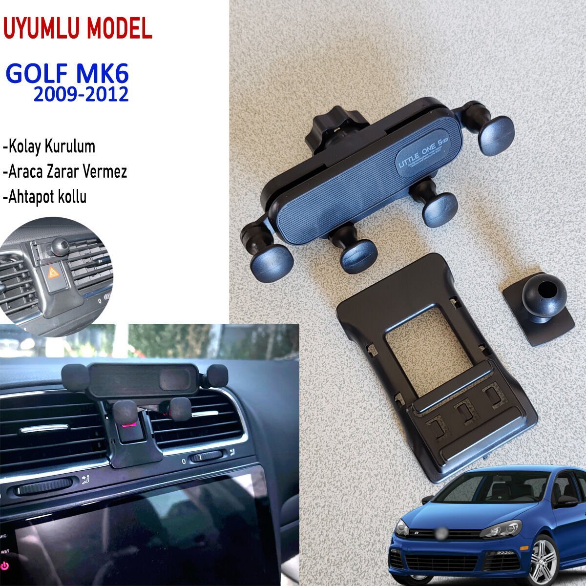 GOLF 6 TELEFON TUTUCU