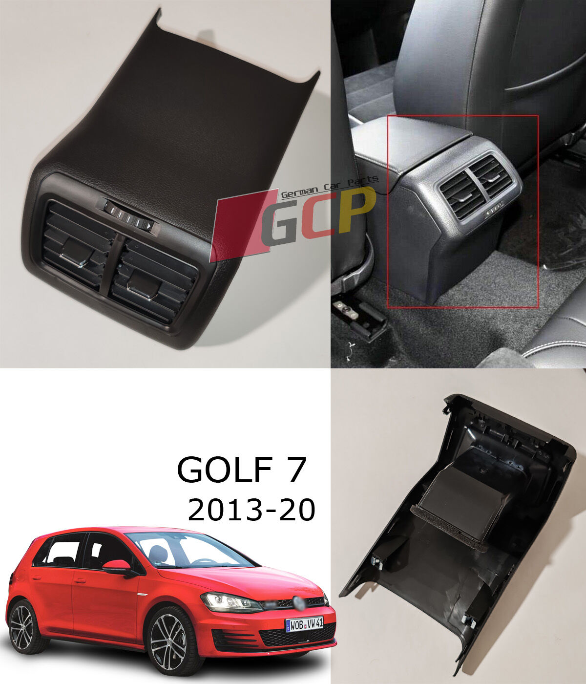 GOLF 7 ARKA YOLCU HAVALANDIRMA IZGARASI 5g0864298